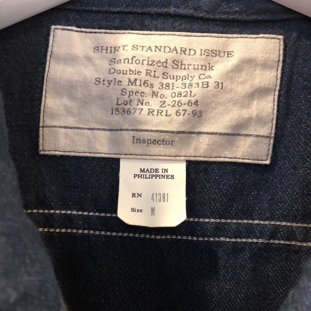 RRL NAUTICAL WORK SHIRT